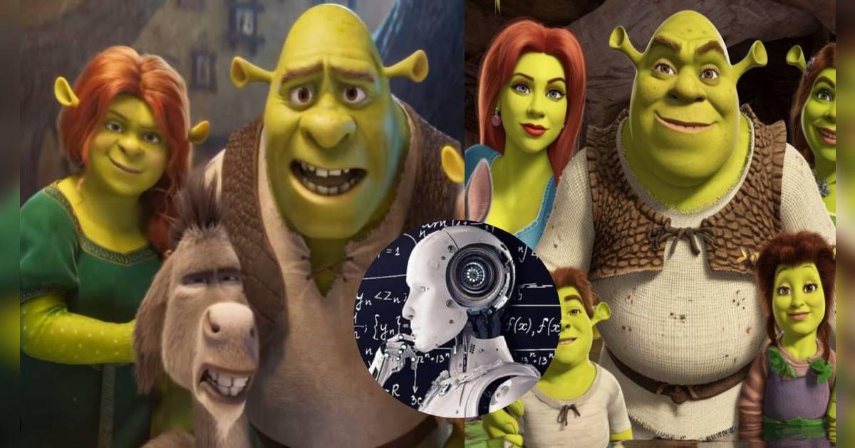 Shrek 5: Inteligencia Artificial 'humilla' a DreamWorks y muestra cómo deberían verse los personajes en la nueva película