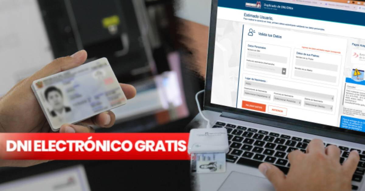 Campaña de DNI electrónico gratuito TODOS los miércoles: beneficiarios y requisitos para acceder en este 2025