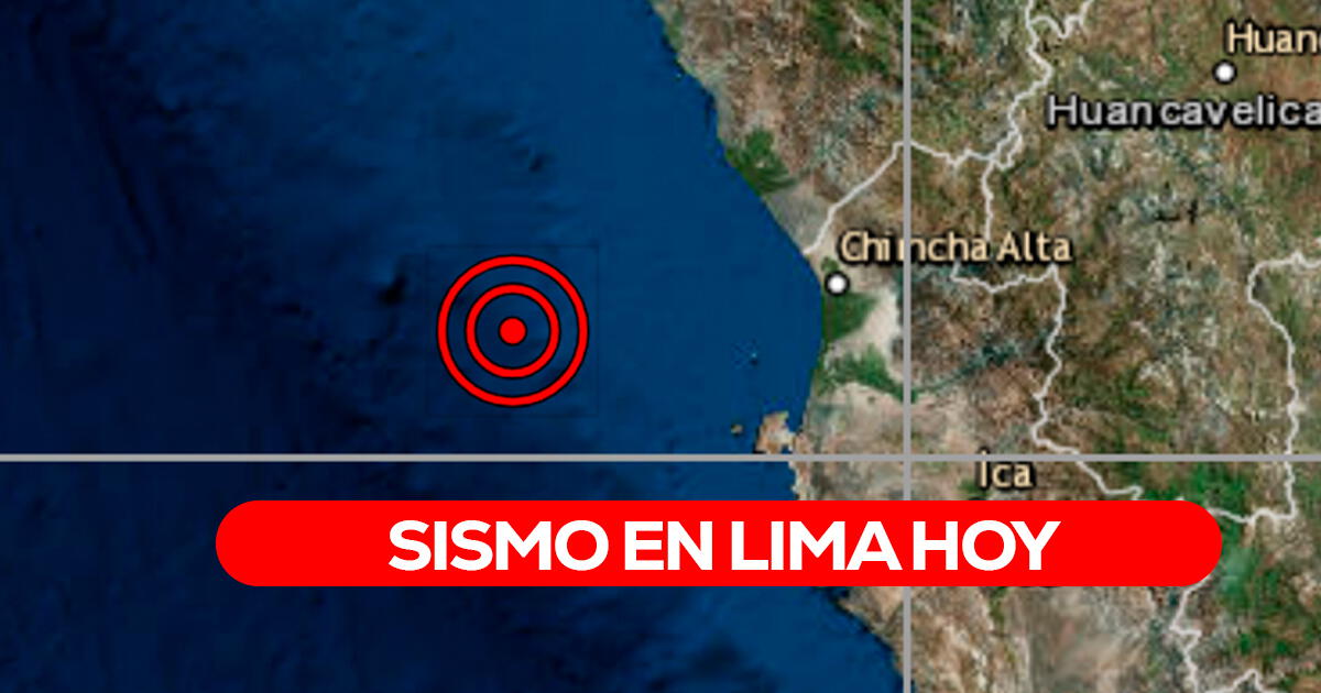 Temblor en Lima HOY, lunes 3 de marzo: se registra sismo de magnitud 5.0 con epicentro en Chilca