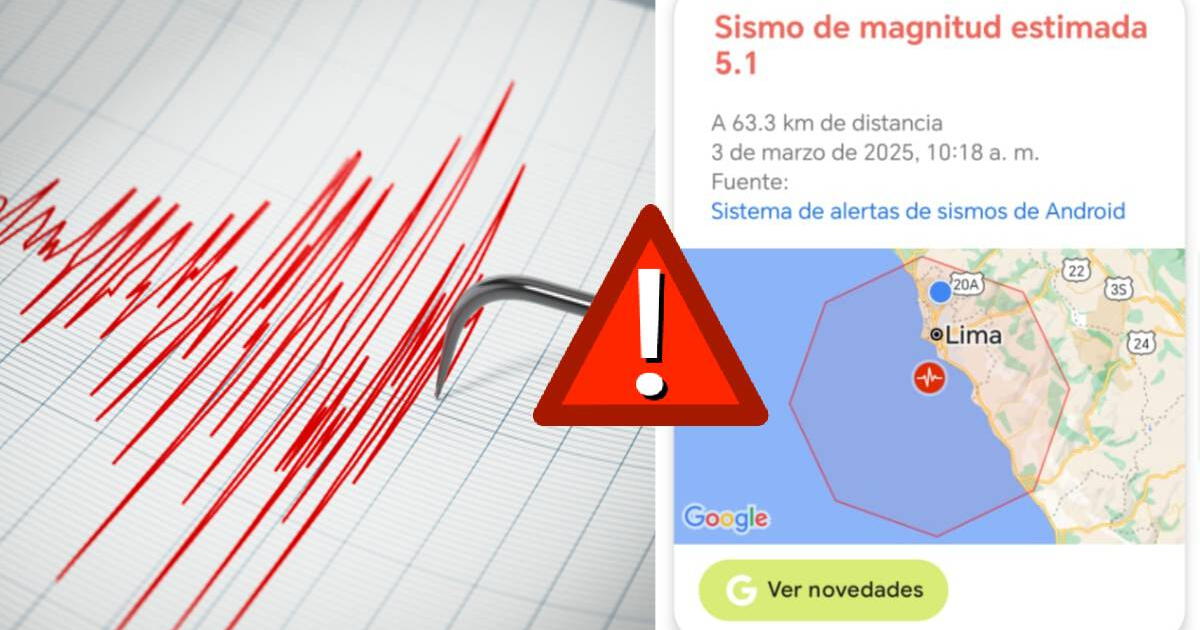 Temblor en Lima: este mensaje llegó a los celulares tras sismo de magnitud 5.0