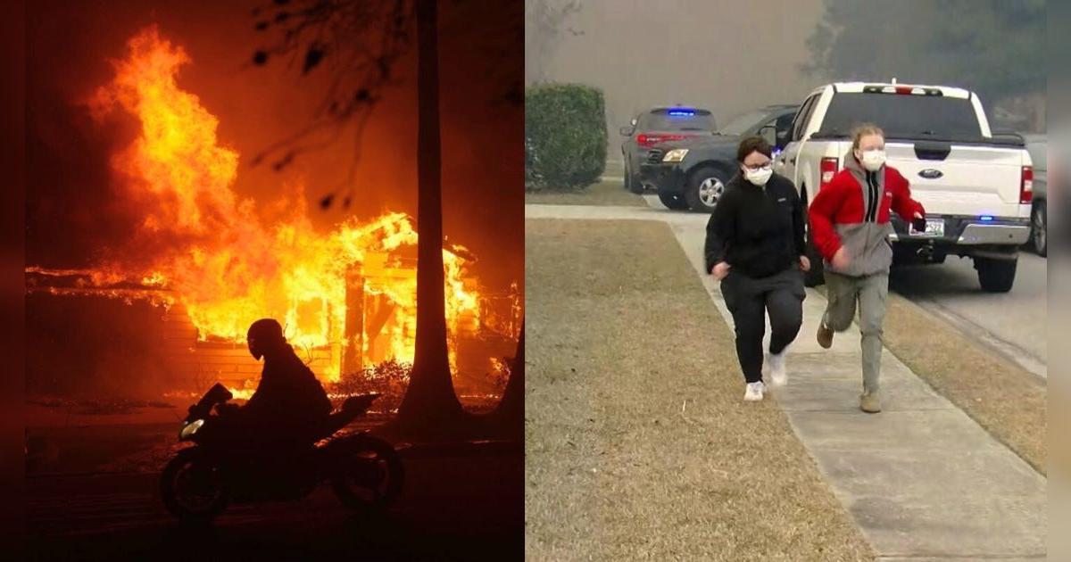 ¡Catástrofe en Estados Unidos! Los alarmantes incendios forestales destrozaron Carolina del Norte y del Sur