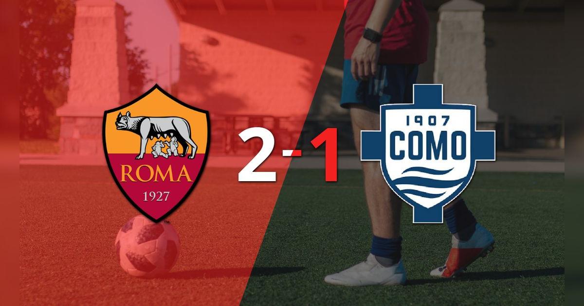 Roma da vuelta el marcador y triunfa 2 a 1 sobre Como 1907