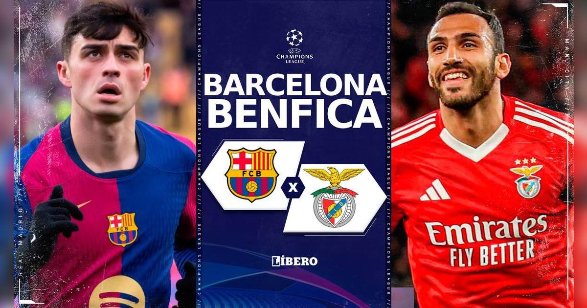 Barcelona vs. Benfica EN VIVO vía ESPN: alineaciones, hora y dónde ver Champions League