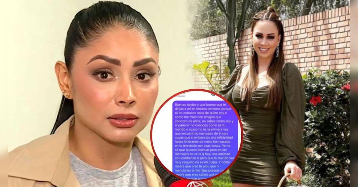 Pamela Franco tiene INCREÍBLE reacción tras revelarse comprometedores chats entre Cueva y Melissa Klug: 