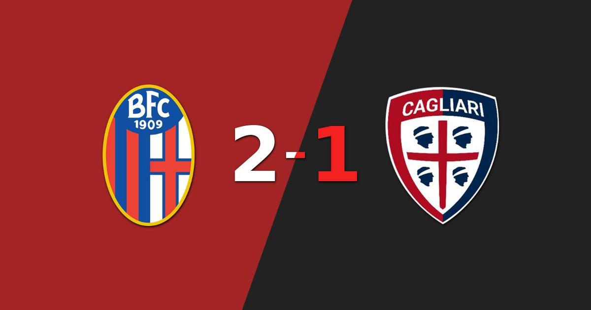 Bologna le dio vuelta el partido a Cagliari con un 2-1