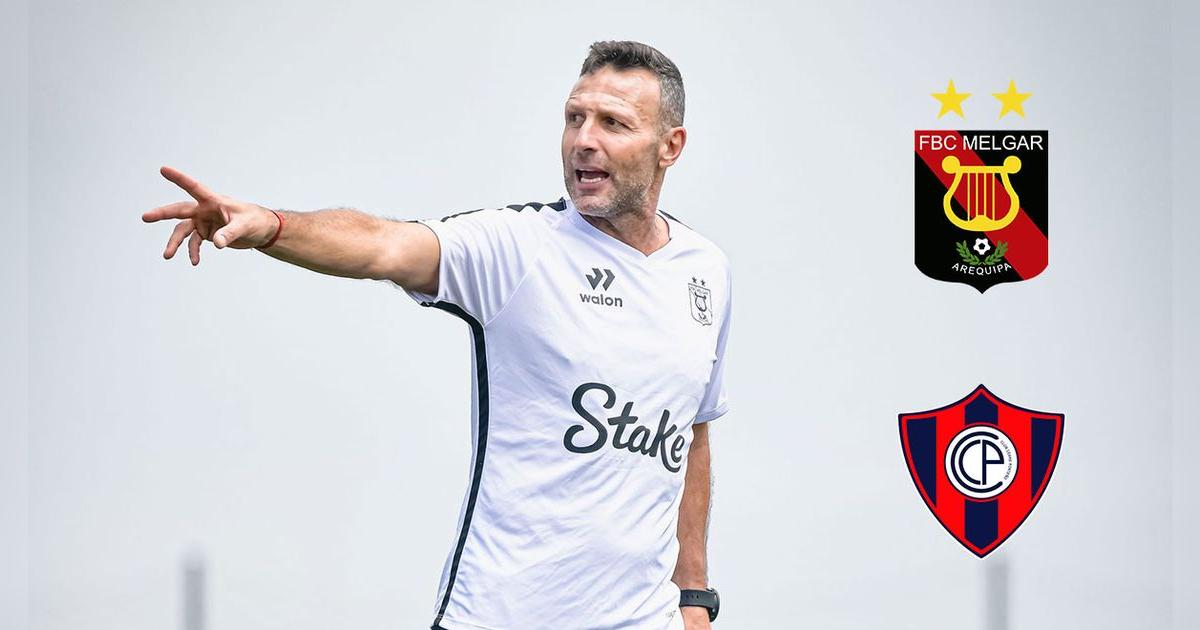 DT de Melgar contundente tras la derrota ante Cerro Porteño: 