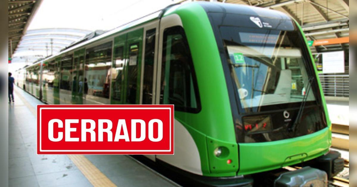 Estación del tren eléctrico en Lima cierra sus puertas de última hora: Línea 1 emite comunicado