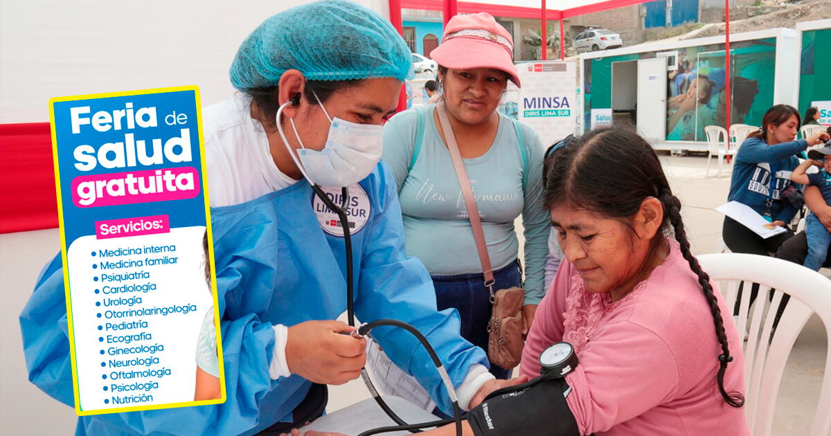Ministerio de Salud lanza feria de salud GRATUITA: conoce cuándo es y en qué distrito de Lima