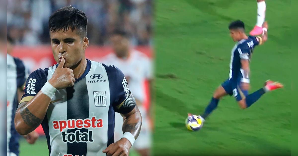 ¡Golazo del capitán! Lagos de larga distancia nos regaló una pinturita para el 2-0 de Alianza Lima