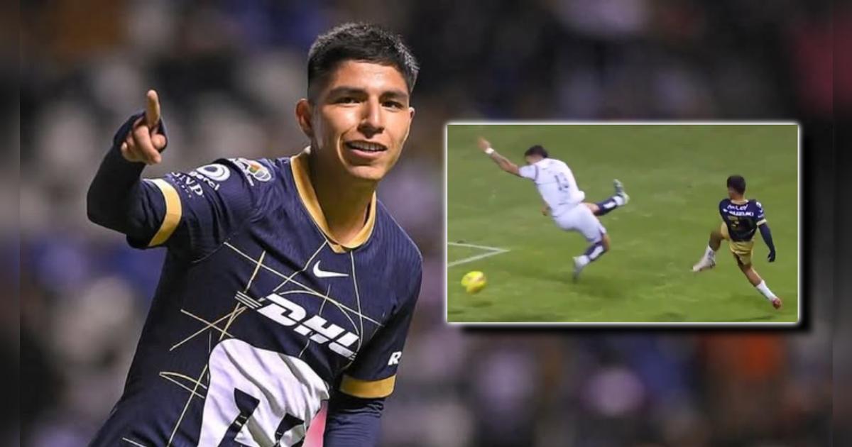 Piero Quispe anotó un golazo y abrió el camino del triunfo para Pumas por la Liga MX 