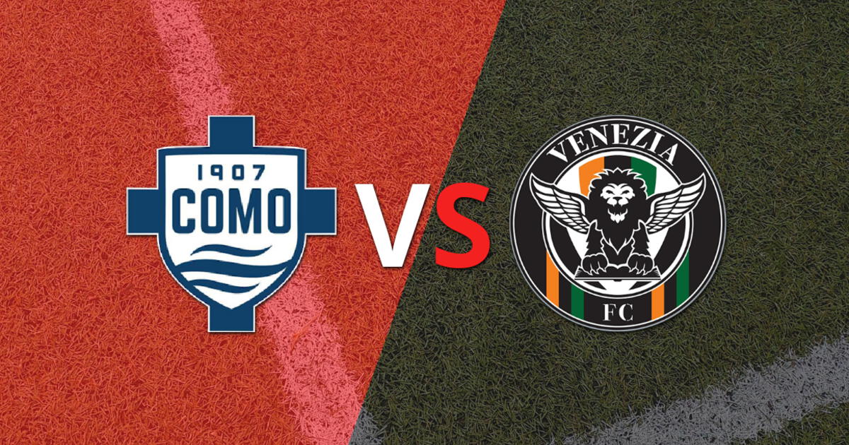Como 1907 y Venezia empatan 0-0 al final del primer tiempo