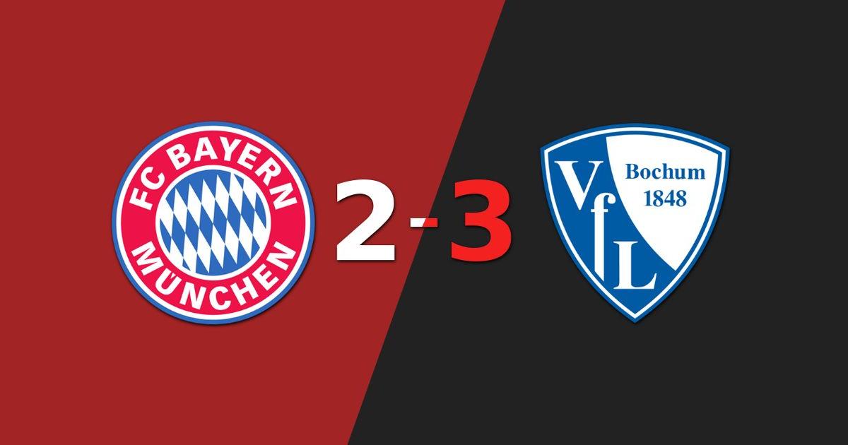 A Bayern Múnich no le alcanzó con el doblete de Raphaël Guerreiro y cayó frente a Bochum
