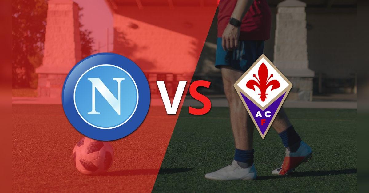 Final de la primera etapa en el estadio Diego Armando Maradona, con victoria de Napoli por 1 a 0