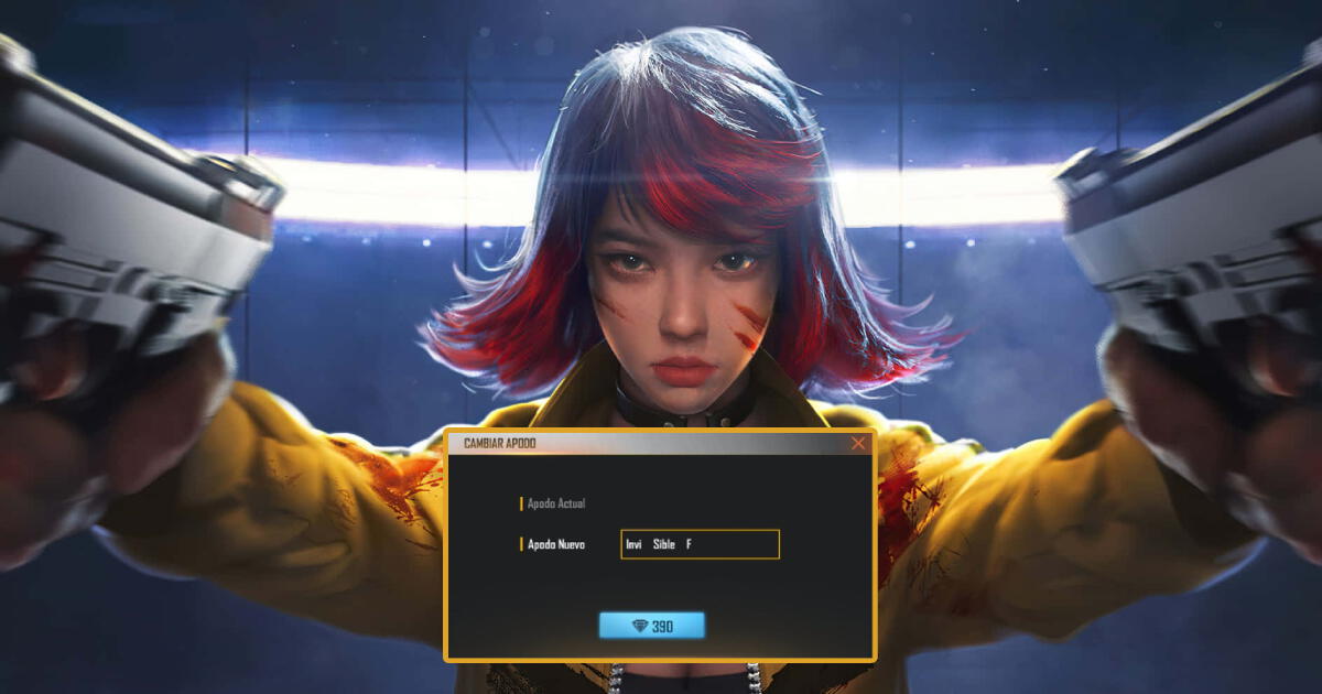 Free Fire: ¿Cómo poner un espacio en blanco en mi nick y tener nombre invisible?