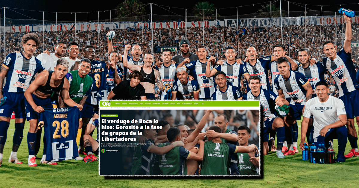 Prensa argentina destacó clasificación de Alianza Lima y Gorosito: 