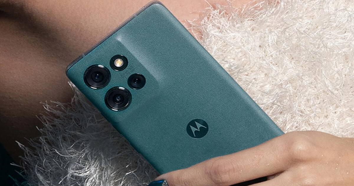 Olvídate del Galaxy A55 con este poderoso Motorola de 'cuero' que tiene procesador GAMER, 512GB de ROM y carga en 20 minutos
