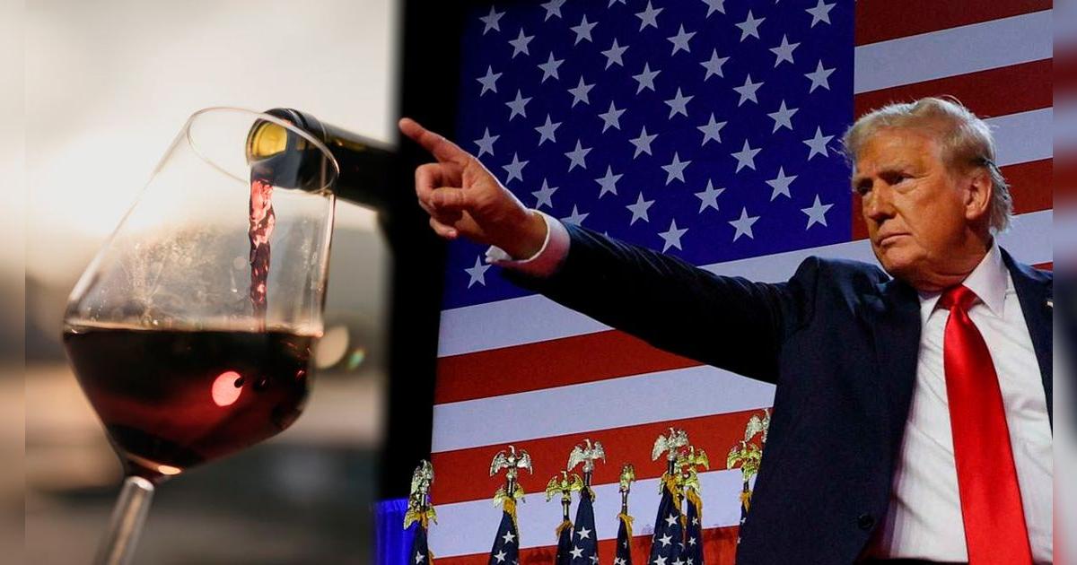 ¡ADIÓS AL VINO! Donald Trump amenaza con imponer aranceles del 200% a licores europeos como represalia