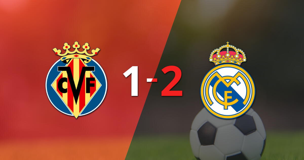 Real Madrid se lo dio vuelta a Villarreal y le ganó 2 a 1