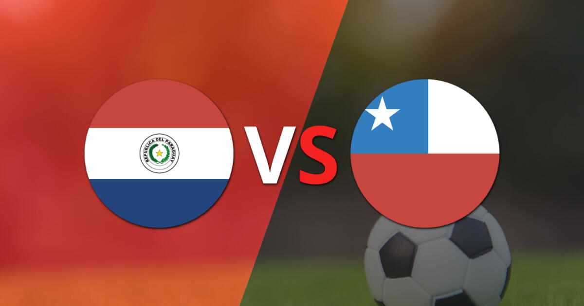 Paraguay y Chile se mantienen sin goles al finalizar el primer tiempo