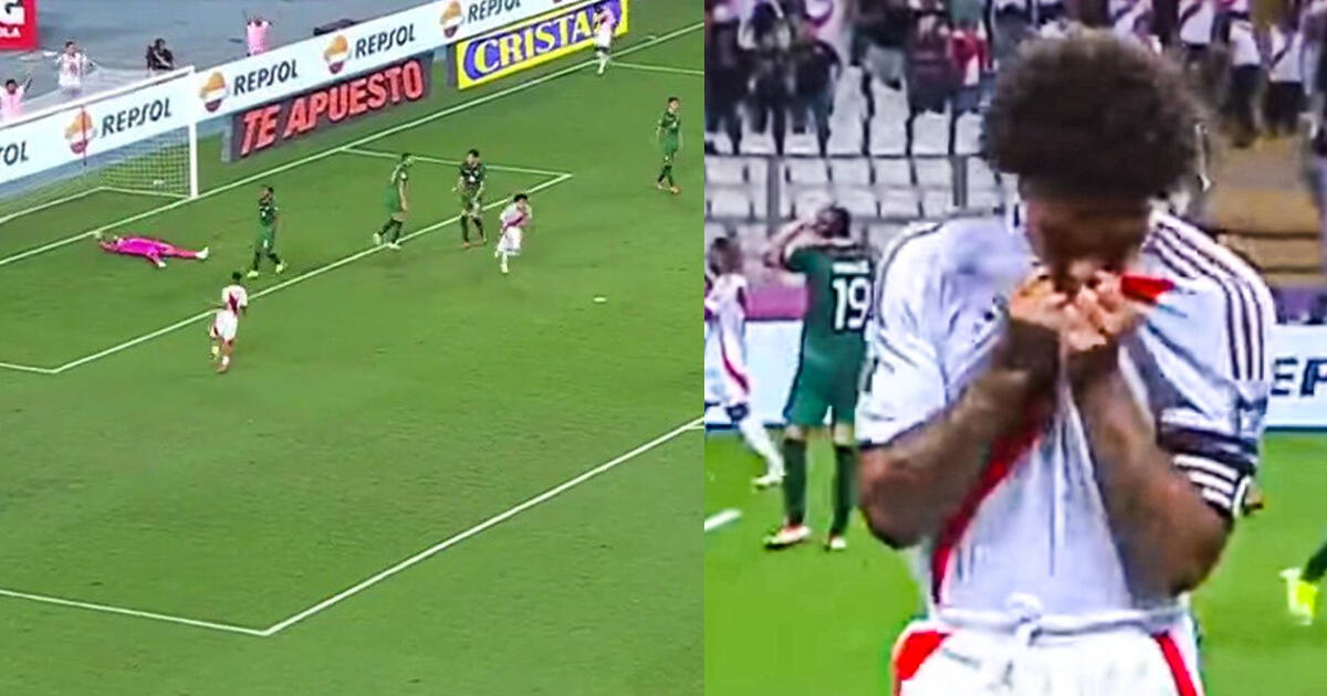 ¡No te vayas nunca! Paolo Guerrero venció a Viscarra con media vuelta y anotó el 2-0 a Bolivia