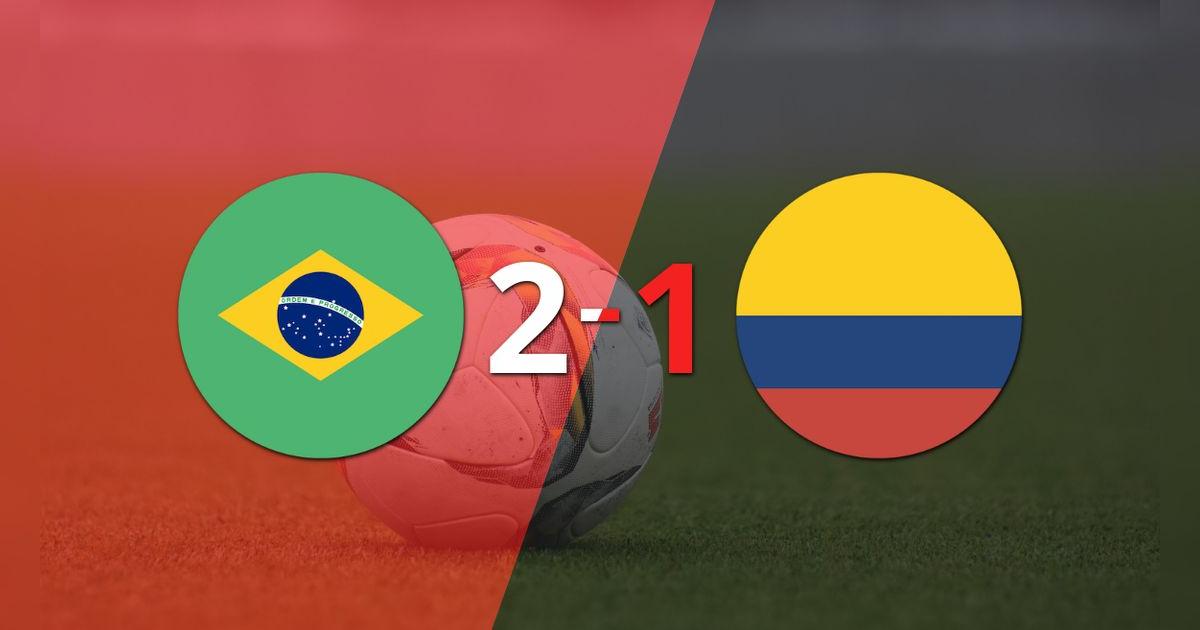 Colombia no pudo con Brasil y perdió 2 a 1 tras gol agónico