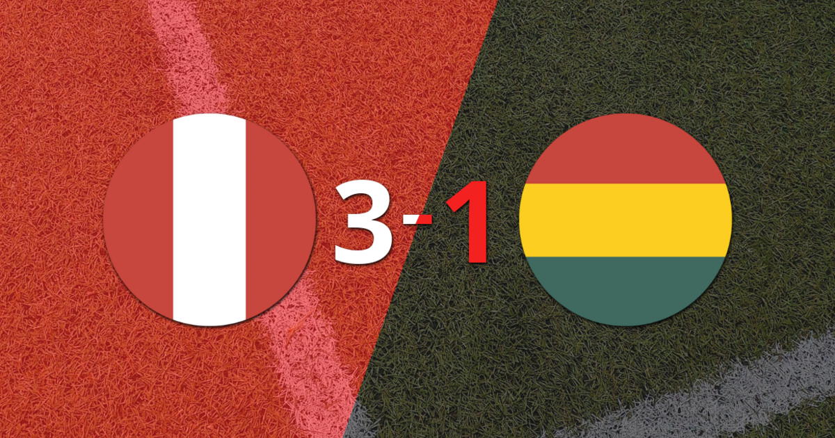 Gran victoria de Perú sobre Bolivia por 3-1
