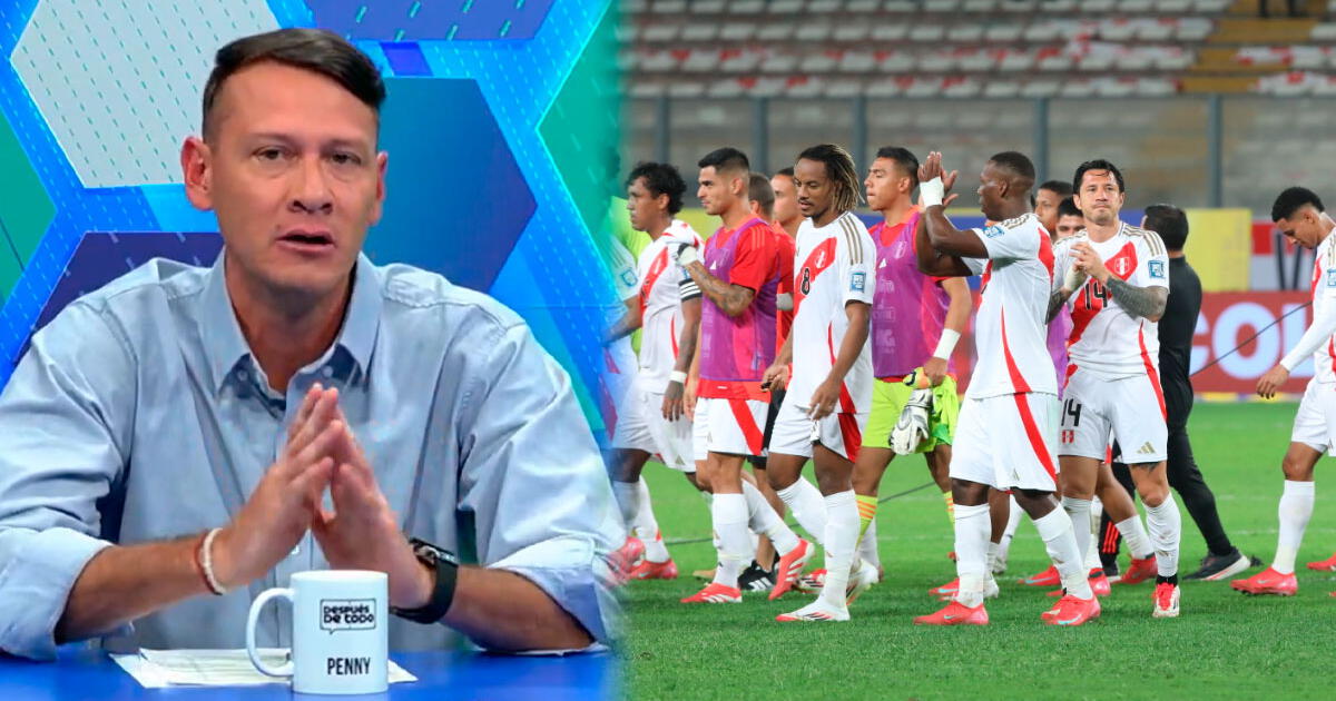 Diego Penny contundente sobre la selección peruana: 