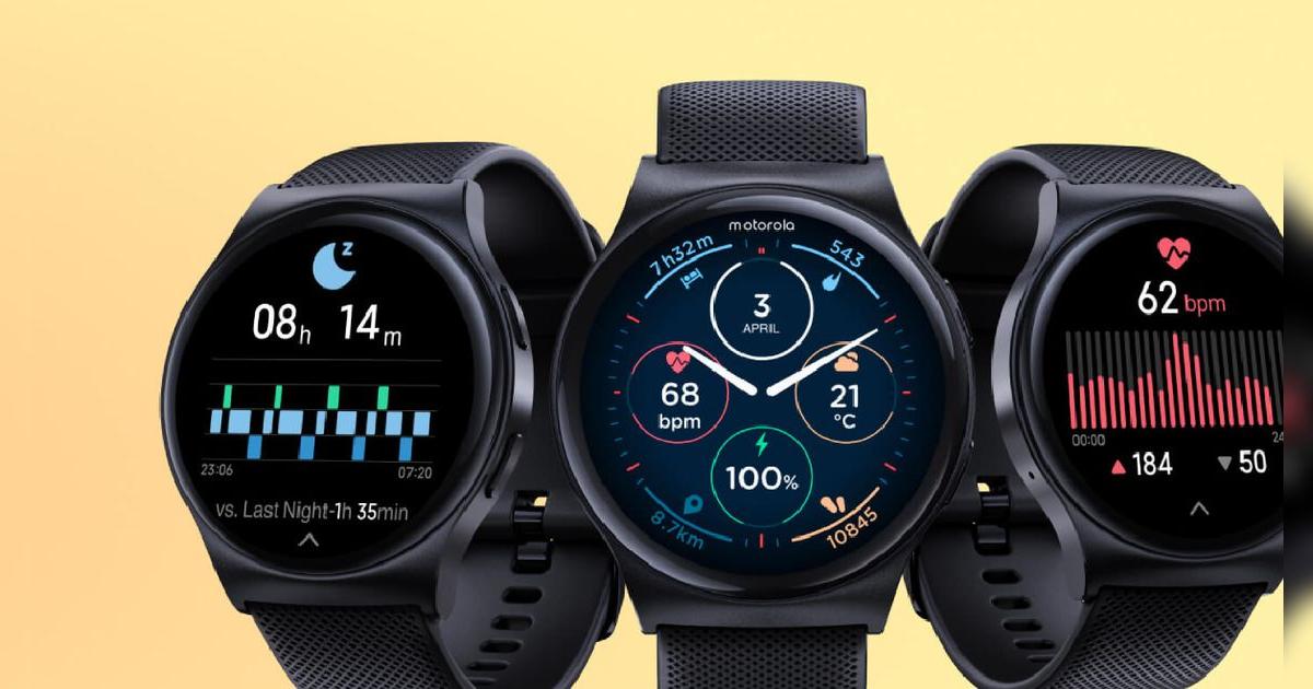 ¿Cuál es el reloj de Motorola más reciente y cuáles son sus características?