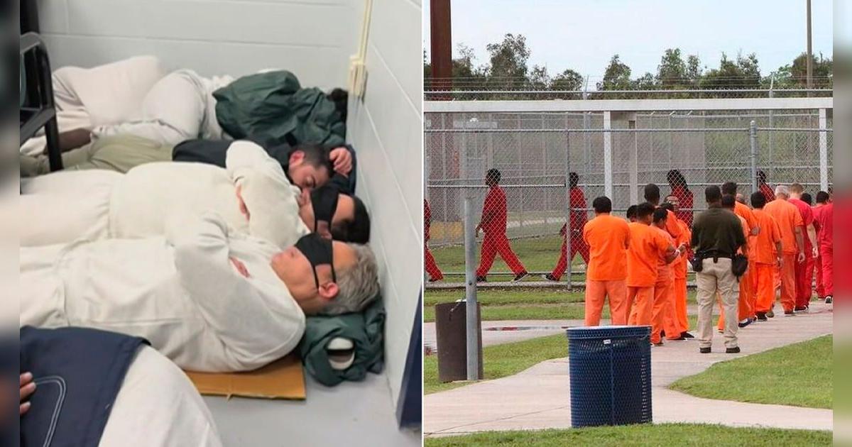 Migrantre DENUNCIA en TikTok condiciones INHUMANAS del Centro de Detención del ICE en Miami