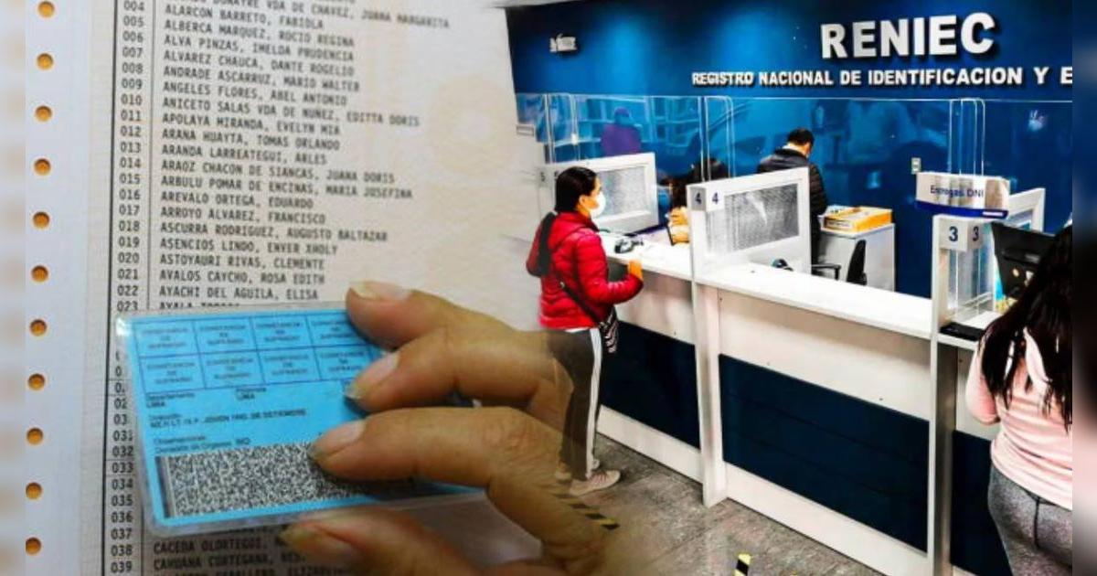 Reniec: ¿Cómo saber si un fallecido figura aún en el padrón electoral 2026 en Perú?