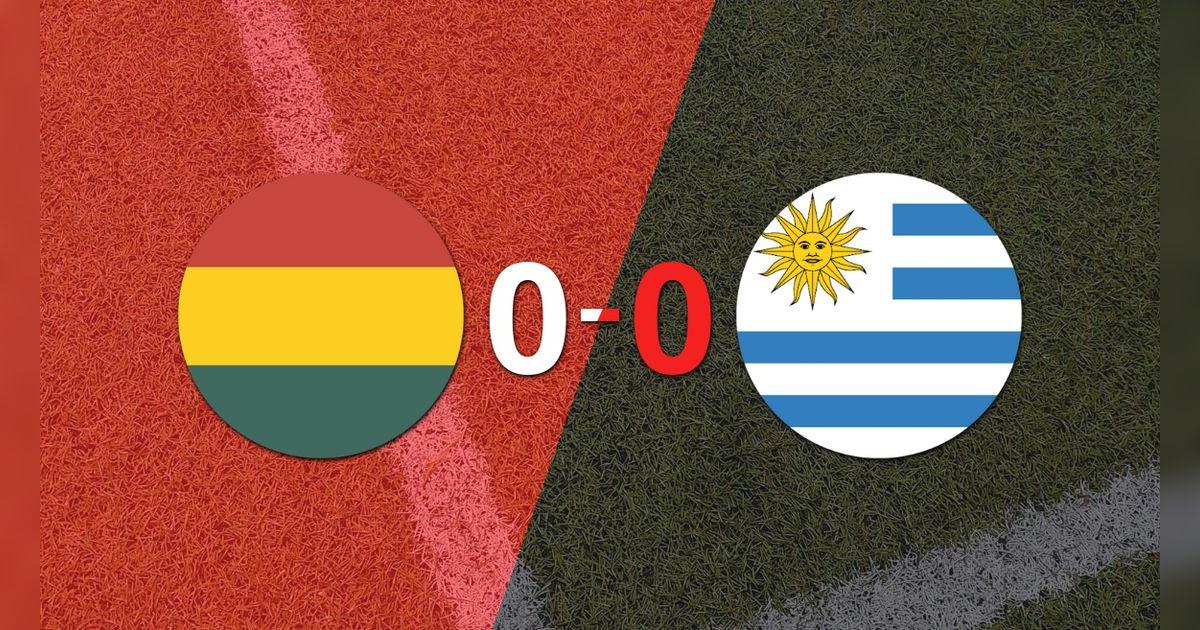 Bolivia y Uruguay no se sacaron ventaja y terminaron sin goles