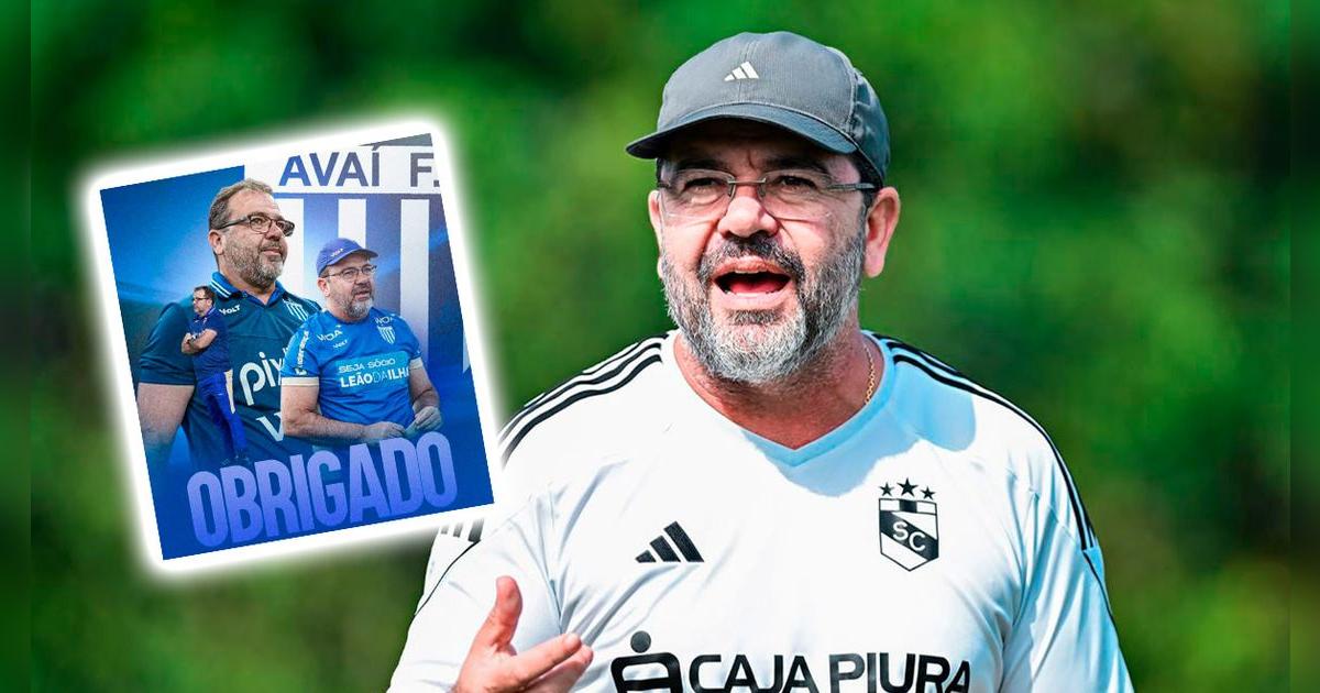 ¿Al Rímac? Enderson Moreira, ex DT de Cristal, le dijo adiós a Avaí con potente mensaje: 