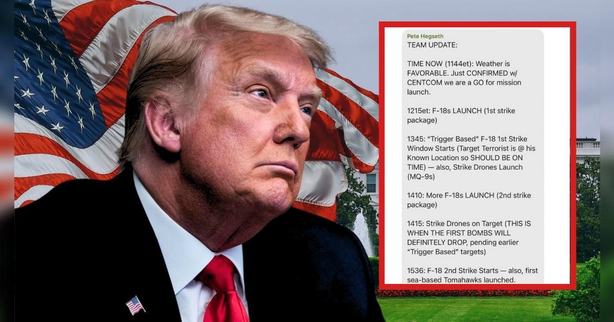 ¡Duro golpe para Donald Trump! Periodista de The Atlantic revela los planes de guerra compartidos en Signal