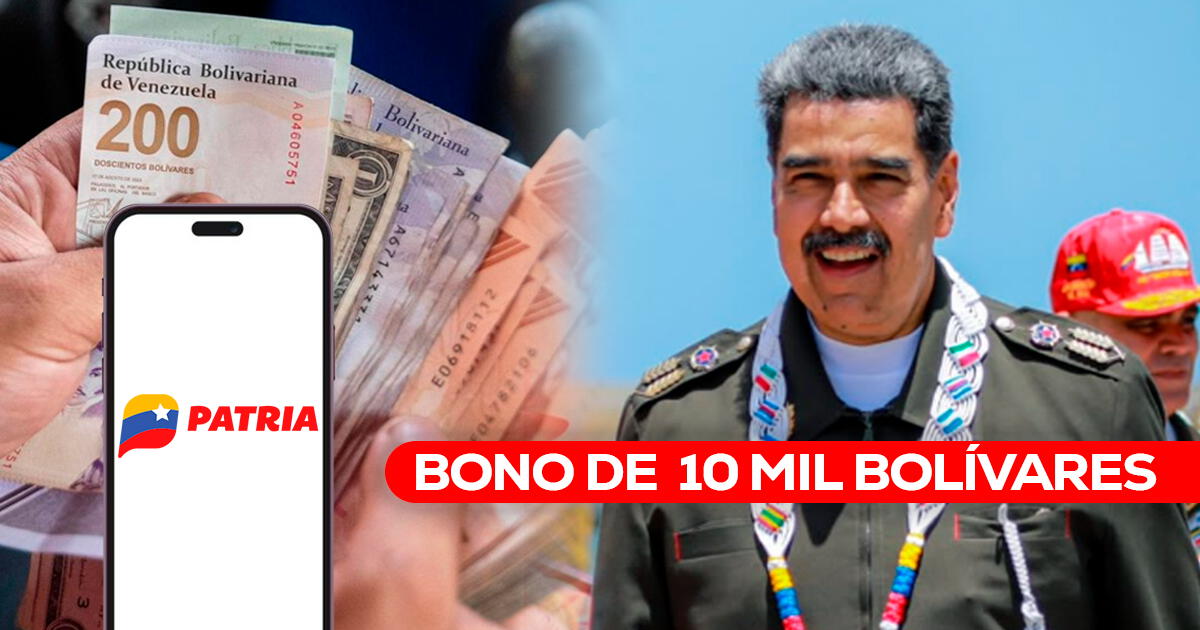 ¿Qué bono nuevo está llegando por Patria? Pago de más de 10 mil bolívares cae antes del 31 de marzo