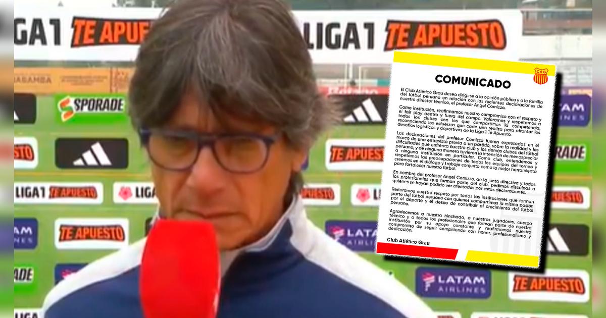 Atlético Grau emitió sorpresivo comunicado tras declaraciones de Ángel Comizzo: 