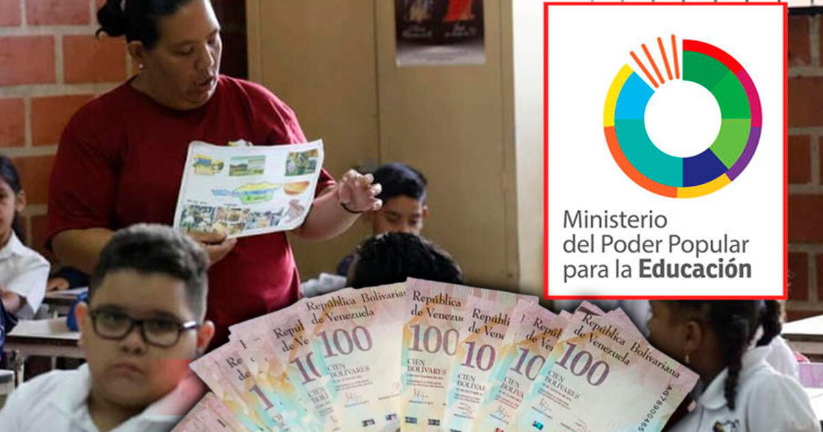 Buenas noticias para los docentes antes del 31 de marzo: COBRA HOY el monto de 2.579 bolívares vía nómina