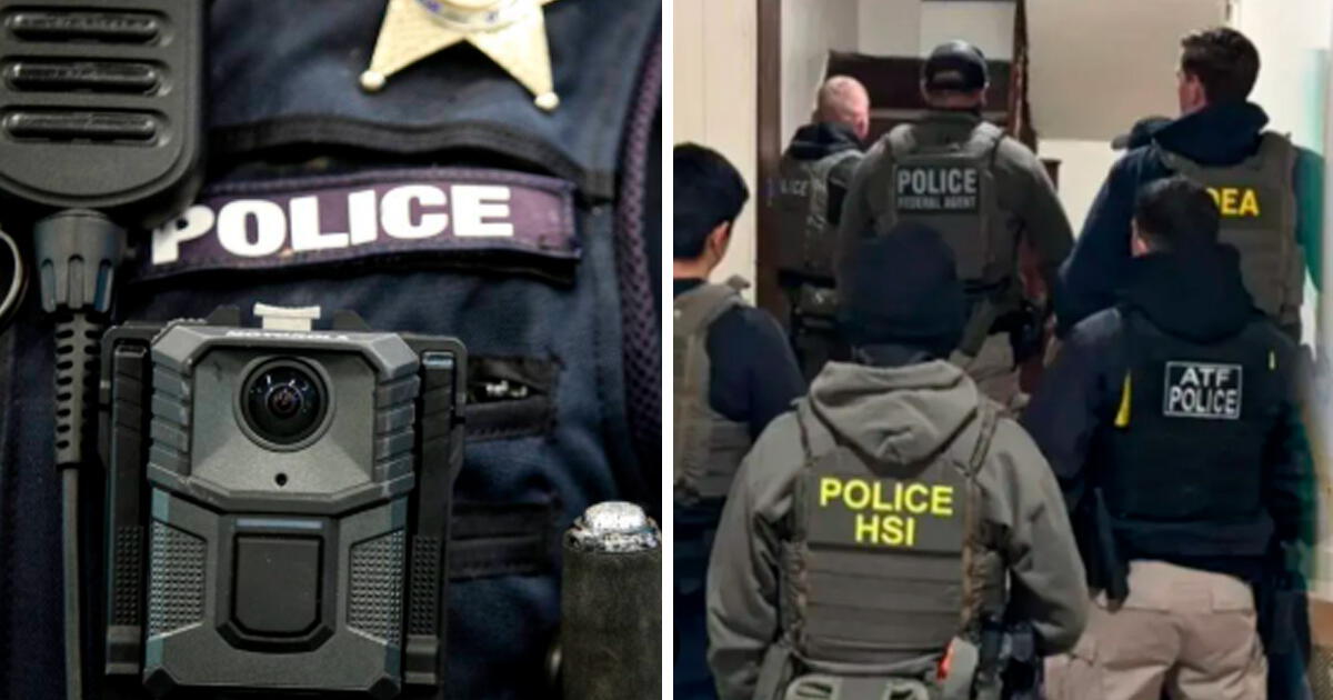 Por este motivo los agentes ICE ya no usan cámaras corporales en las REDADAS en EE. UU.