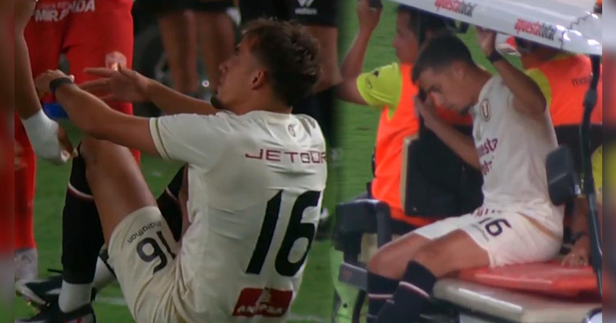 Pérez Guedes se lesionó en Universitario y preocupa de cara al duelo contra River