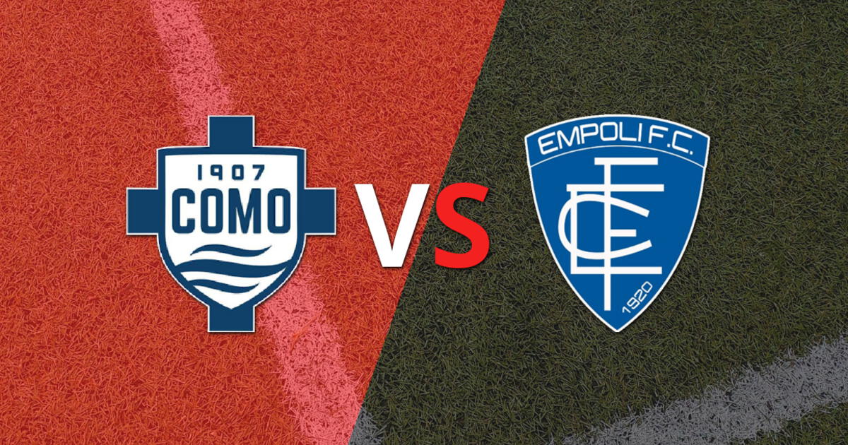Como 1907 y Empoli empatan 0-0 al final del primer tiempo