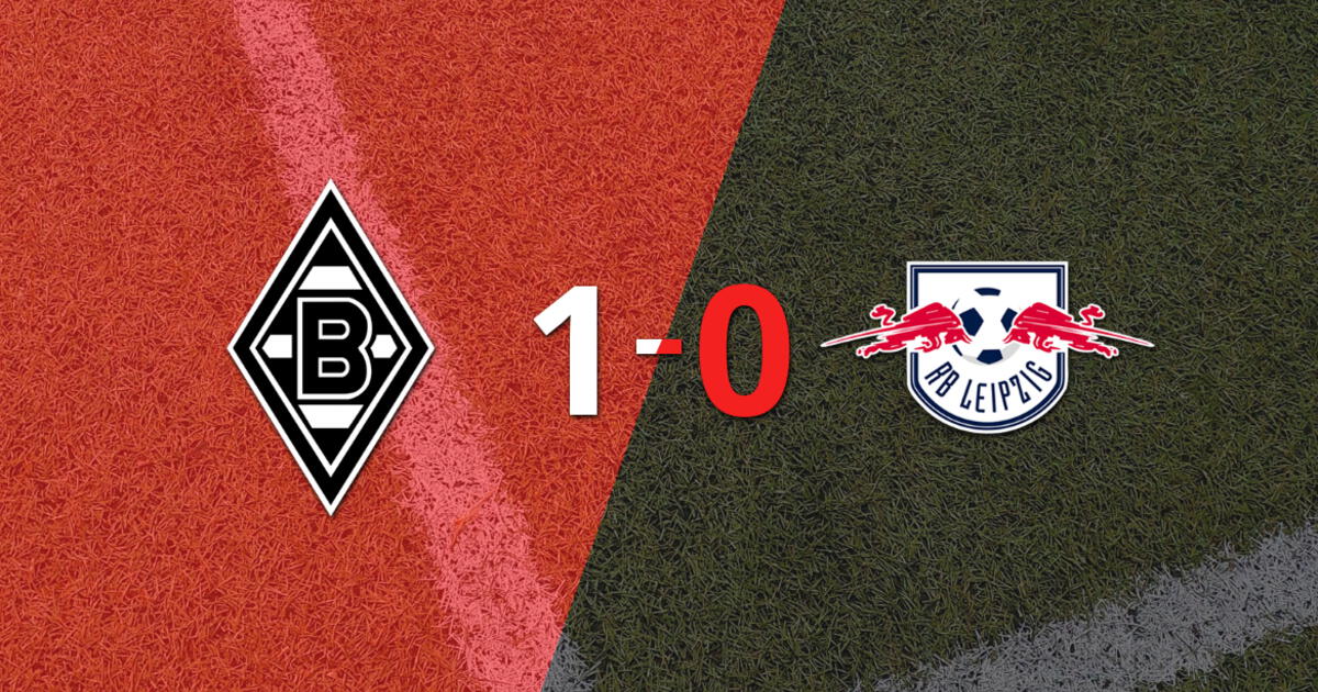 B. Mönchengladbach le ganó 1-0 a RB Leipzig