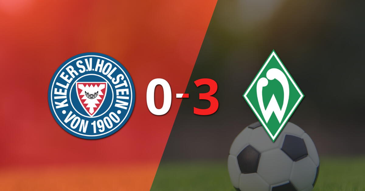 Una gran actuación de Werder Bremen le da la victoria por 3 a 0 ante Holstein Kiel