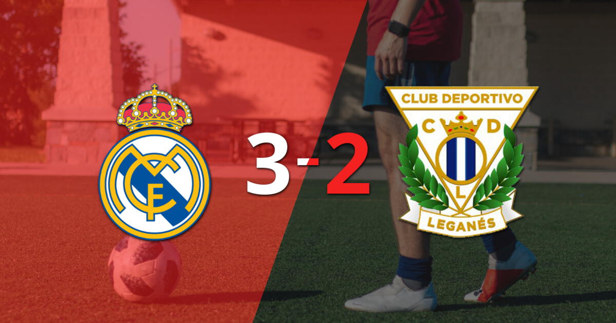 Con dos goles de Kylian Mbappé, Real Madrid venció a Leganés