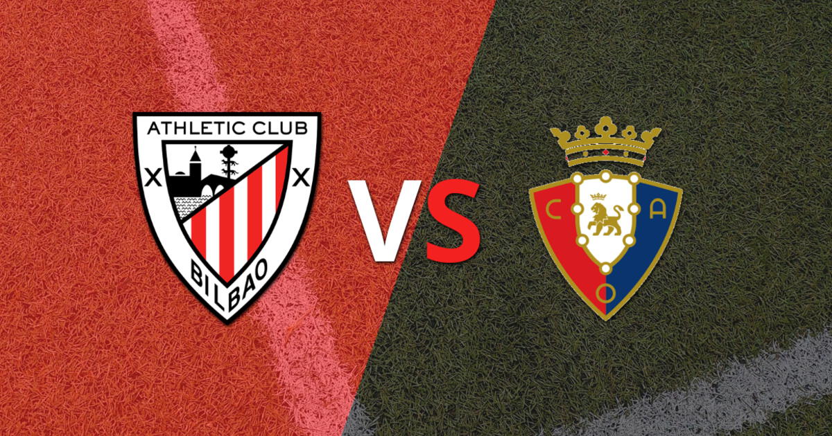 Inicia el partido entre Athletic Bilbao y Osasuna