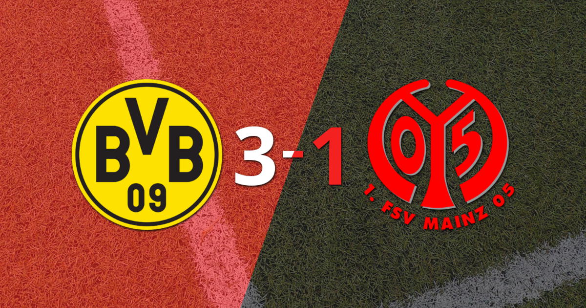 Borussia Dortmund superó a Mainz con dos tantos de Maximilian Beier