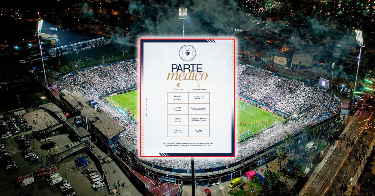 Alianza Lima sorprendió tras emitir parte médico y anunció la lesión de 4 futbolistas