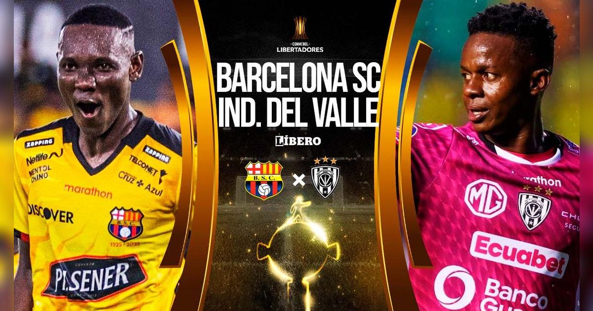 ¿A qué hora juega Barcelona SC vs Independiente del Valle y dónde ver partido de Copa Libertadores?