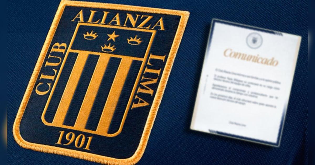 ¡Se quedaron sin DT! Alianza Lima anunció la salida de su entrenador por malos resultados