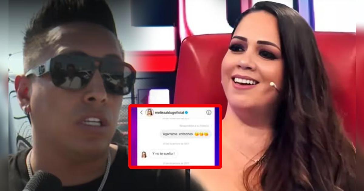 Usuario identificó insólito ERROR en la conversación de Cueva y Melissa Klug: 