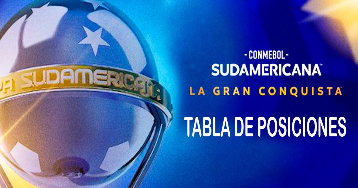 Tabla de posiciones de la Copa Sudamericana 2025: partidos y resultados de la fecha 1