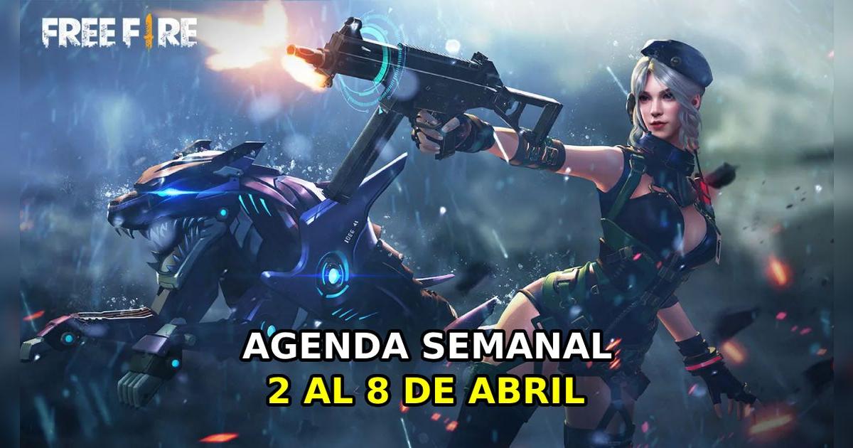 Free Fire: nueva agenda semanal del 2 al 8 de abril con tokens y lanzamiento en tienda